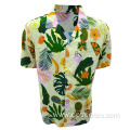 Custom Rayon Summer Beach Printing Aloha Shirts